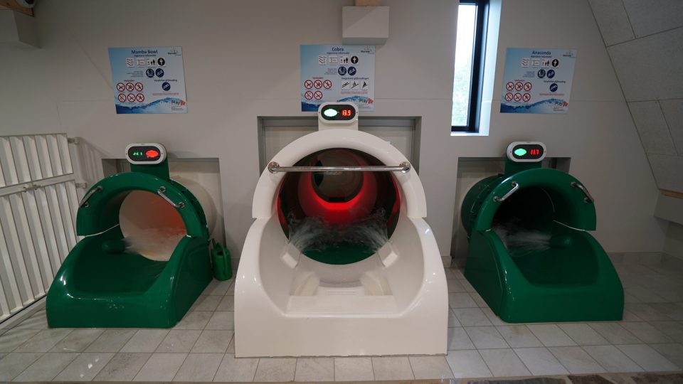 Glijbanen in het waterpark - Hotel Havezate