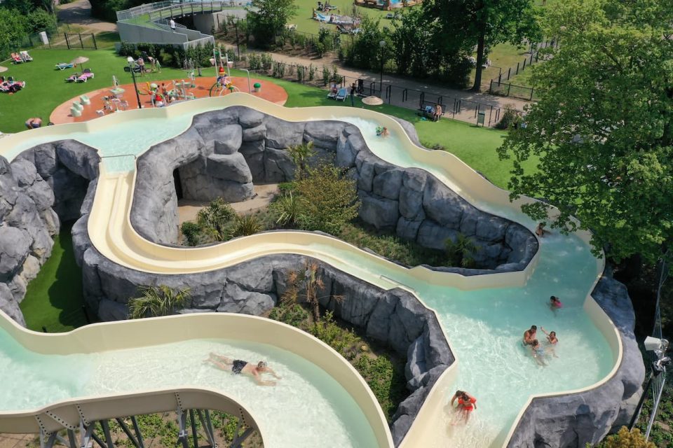 Wildwaterbaan bij waterpark Marveld Recreatie