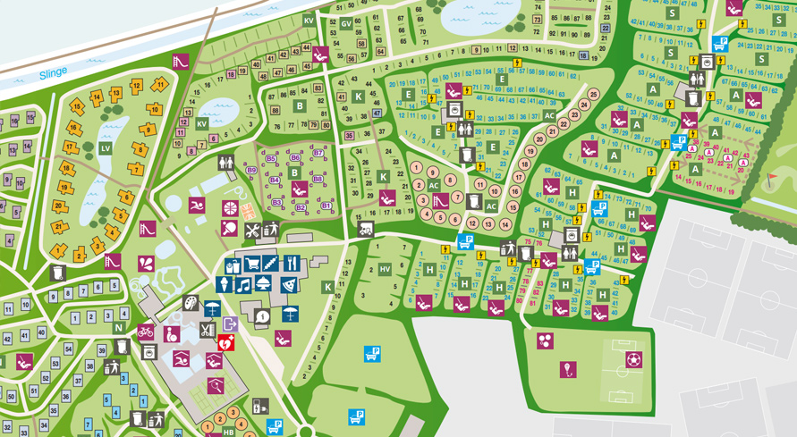 Plattegrond Vakantiepark Marveld Recreatie